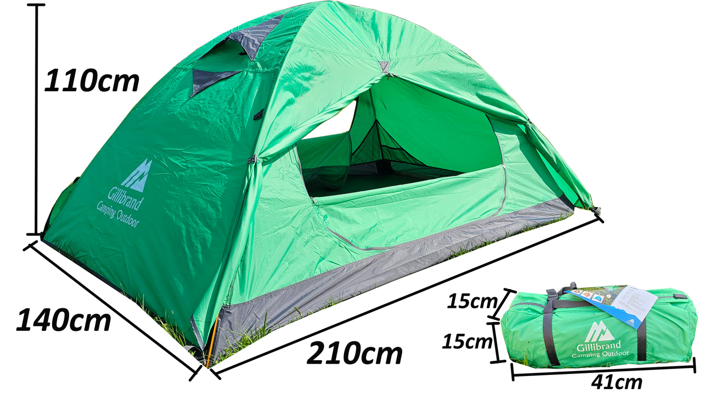 Moonta 1-2 Persons Tent (Green)