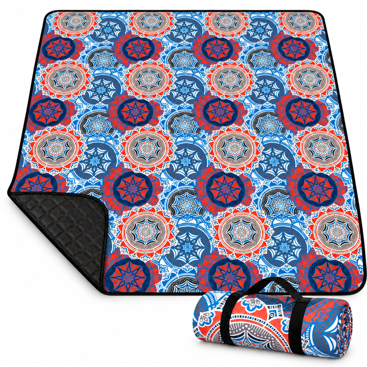 Ocean Mosaic Large Picnic Mat 200cm x 200cm