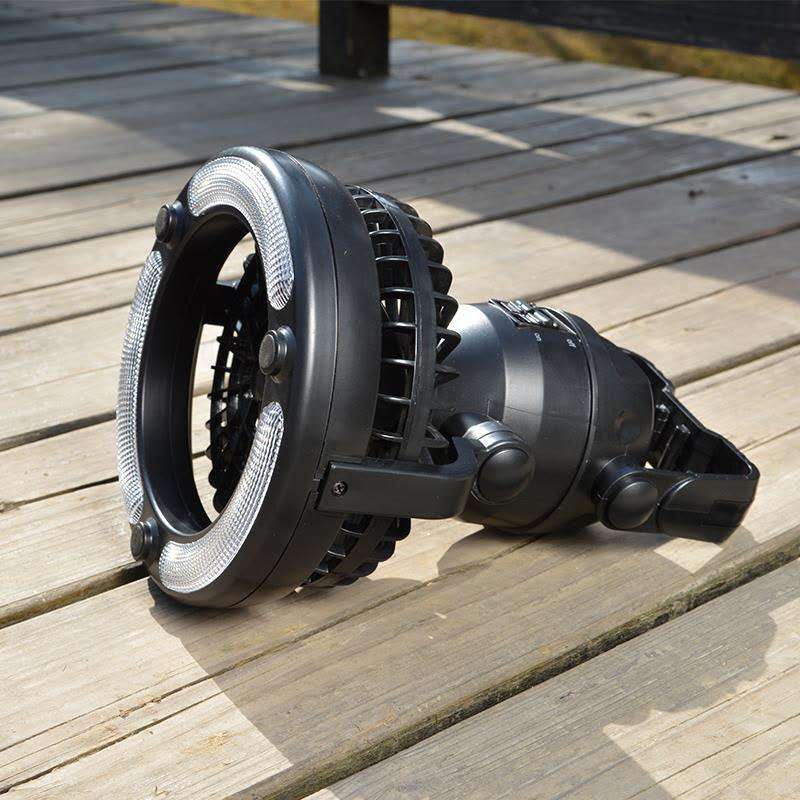 2 in 1 LED Light & Fan | Hook & Stand Mount