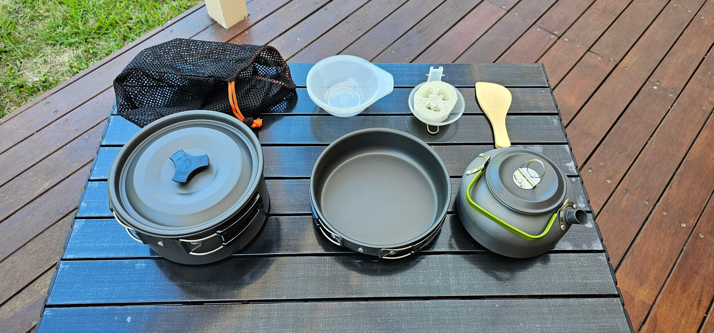 Durable Camping Cookware Set (New)