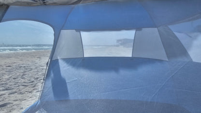 Fitz 4 Persons instant beach/camping 2 in 1 Tent