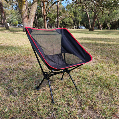 2 Lightweight portable camping chairs bundle