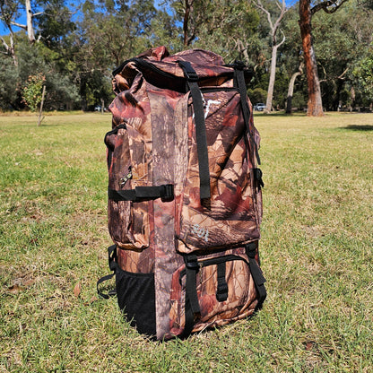 90L Camo Bush Adventure Hiking/Camping backpack