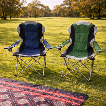 Set of 2 Essentials Comfort Camping Chairs