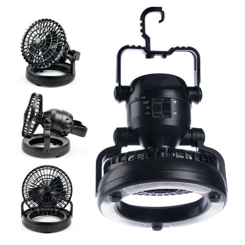 2 in 1 LED Light & Fan | Hook & Stand Mount