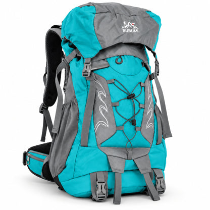 BUBUMI 68L Hiking Backpack with Rain Cover – Lightweight Camping & Travel Rucksack
