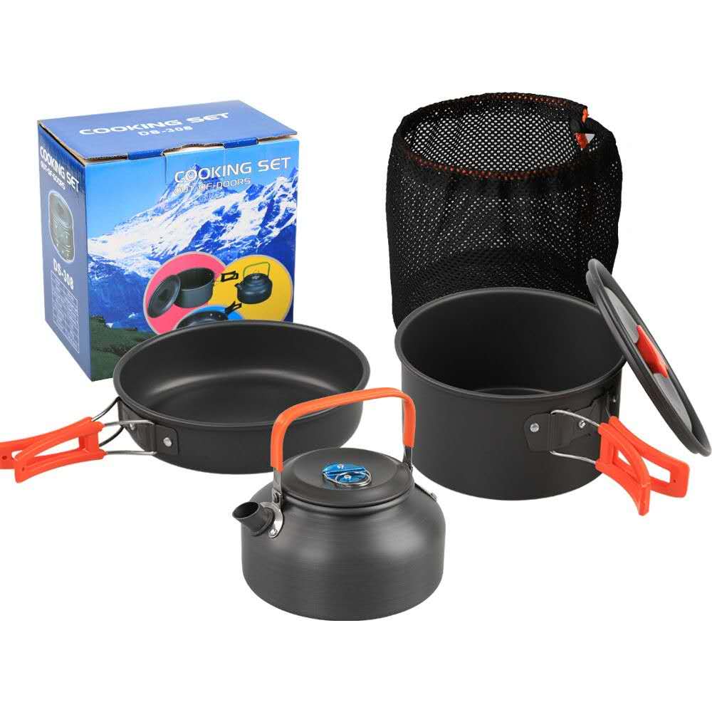 Durable Camping Cookware Set (New)