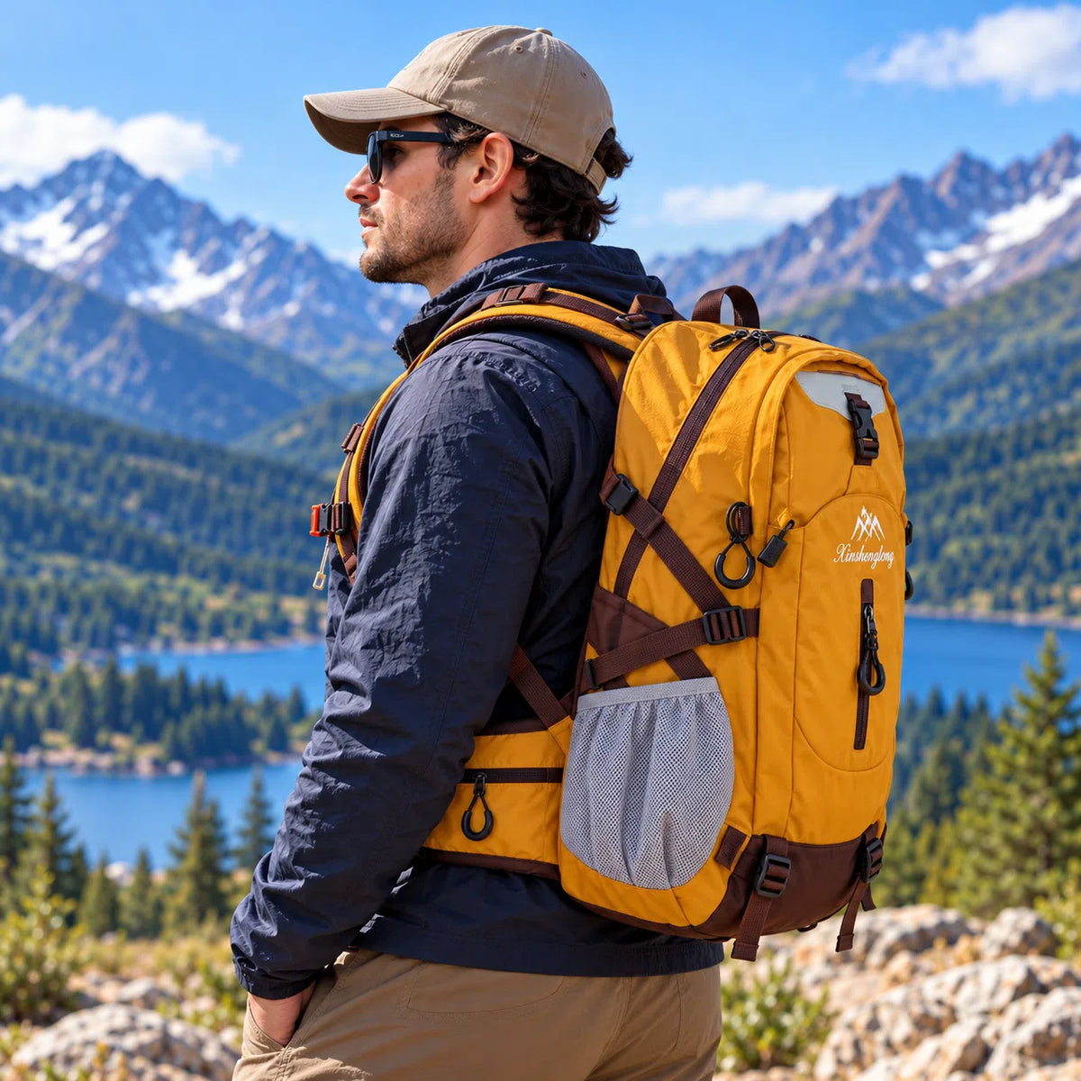 35L Lightweight Hiking Backpack – Breathable Outdoor Daypack