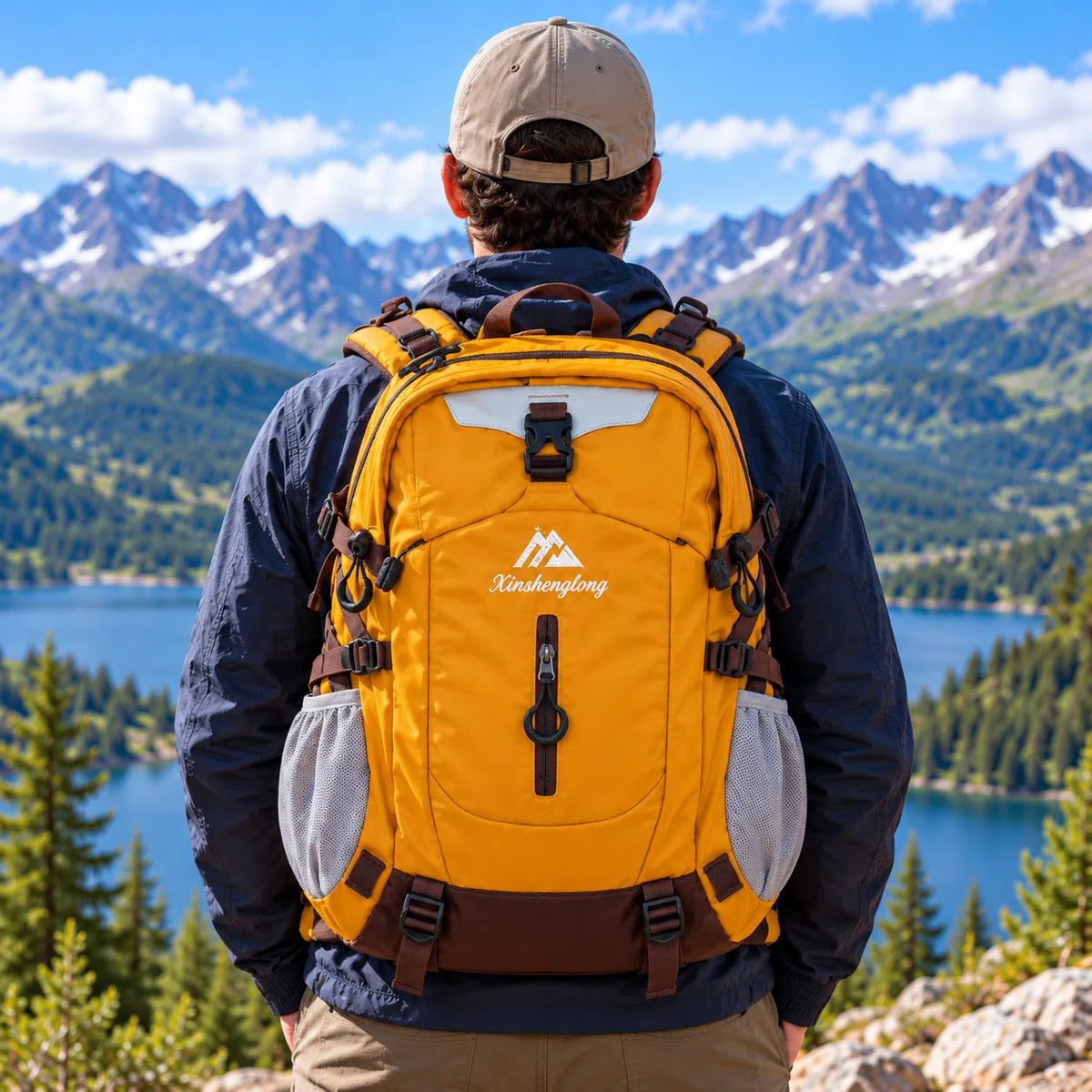 35L Lightweight Hiking Backpack – Breathable Outdoor Daypack